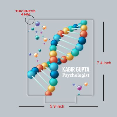 Personalized Doctor LED Night Lamp with Warm White Light Thankyou Gift for Doctor Appreciation Gift for Doctor Clinic & Hospital Decor Light (Psychologist Lamp)